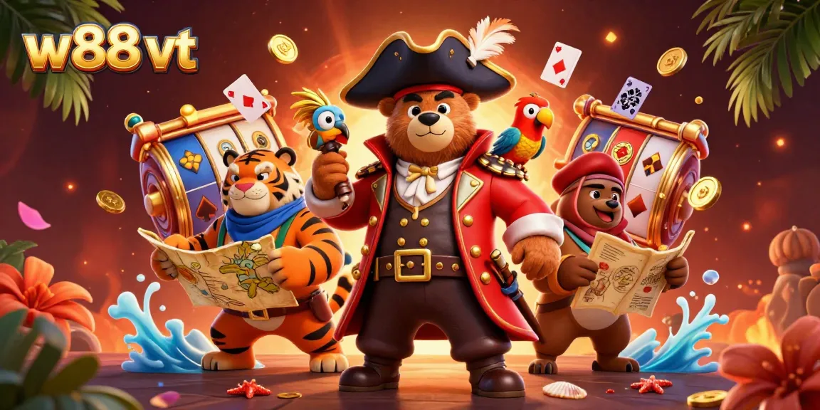 Khám phá slot game hấp dẫn tại w88 vt với các nhân vật 3D sống động.