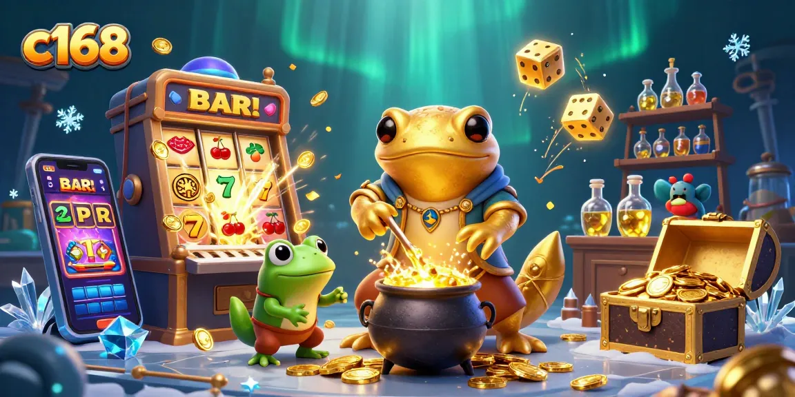 Experience magical wins with c168 at a colorful casino masterpiece of gold and fun.