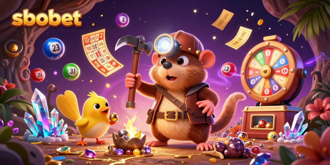 Experience sbobet betting excitement with vibrant lottery action and colorful game elements.